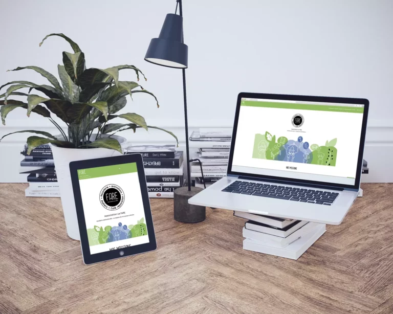 Racine Graphik, wedesigner à Broons : création du site Internet pour la recyclerie LE FARE à Broons