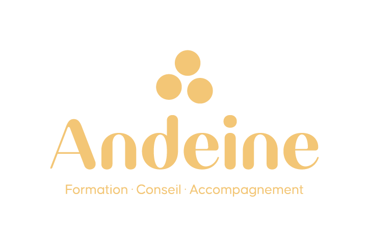 Racine Graphik, webdesigner Paris et sa région : création du logo de Andeine, formation, conseil et accompagnement