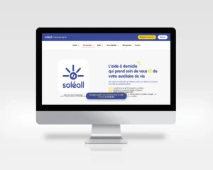 Racine Graohik, graphiste, webdesigner en Essonne : création du site Internet de Soléall