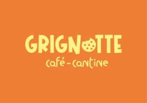 Racine Graphik, graphiste à Lamballe : création logo Grignotte, café-cantine à Lamballe
